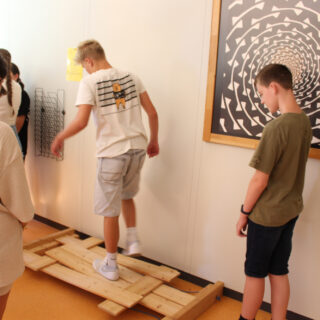 Schüler auf der Miniphänomena in Freiburg