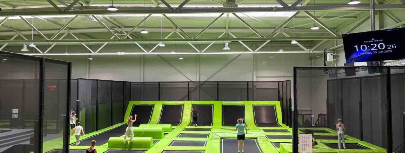 Trampolinhalle Kenzingen innen