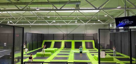 Trampolinhalle Kenzingen innen