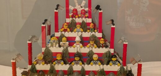 Der singende Weihnachtsbaum aus Lego
