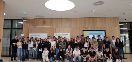 Schülerinnen und Schüler im Landtag BW